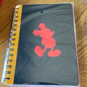 Disney Parks Mickey Mouse Notebook 7 3/4” x 5 3/4”